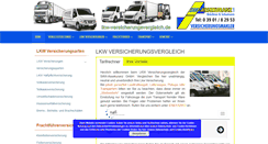 Desktop Screenshot of lkw-versicherungsvergleich.de