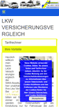 Mobile Screenshot of lkw-versicherungsvergleich.de