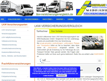 Tablet Screenshot of lkw-versicherungsvergleich.de